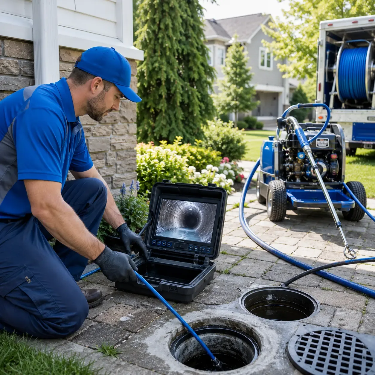 Outdoor drain cleaning professionals serving Bowmansville, PA